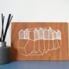 Print on wood big Canal houses brown/white - Image 7