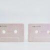 Time flies (cassette tapes), magenta crackle glaze