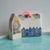 Canal Houses tile,  speckled sky, mini - Image 10
