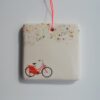 Bicycle tile, speckled sky B