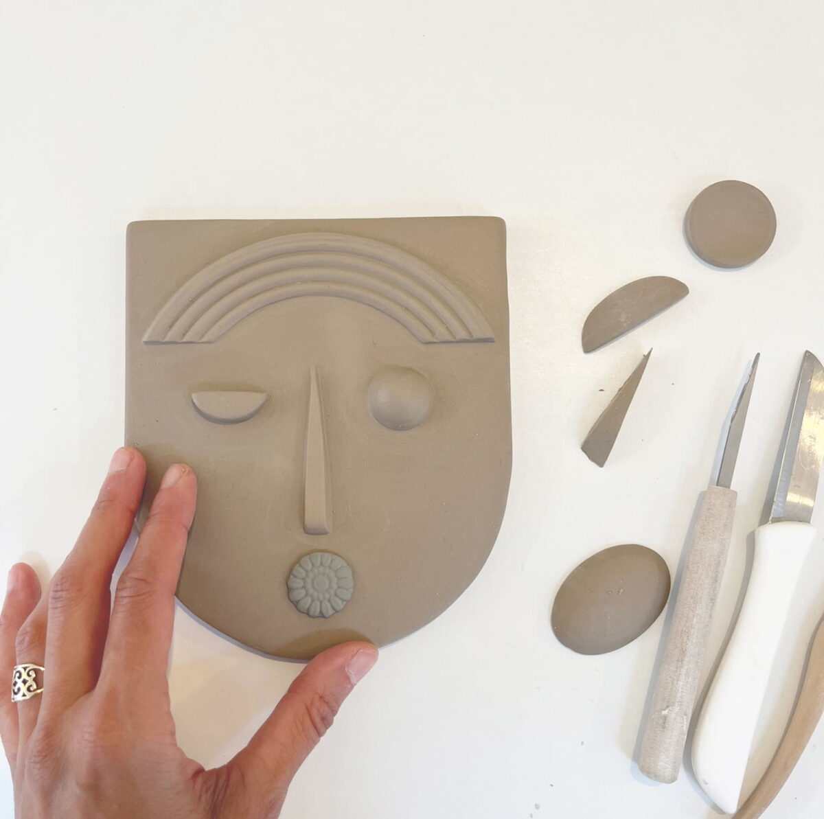 Design your clay mask workshop (adults), November 5 , Saturday,  14:00 - 16:00, with Kesem Yahav - Image 3