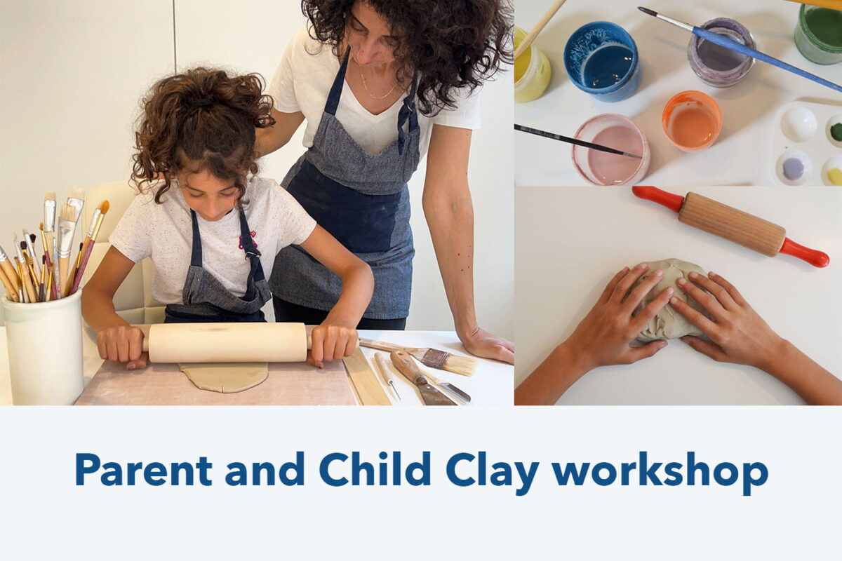 Parent and Child Clay workshop, October 23, Wednesday, 16:00 – 17:30