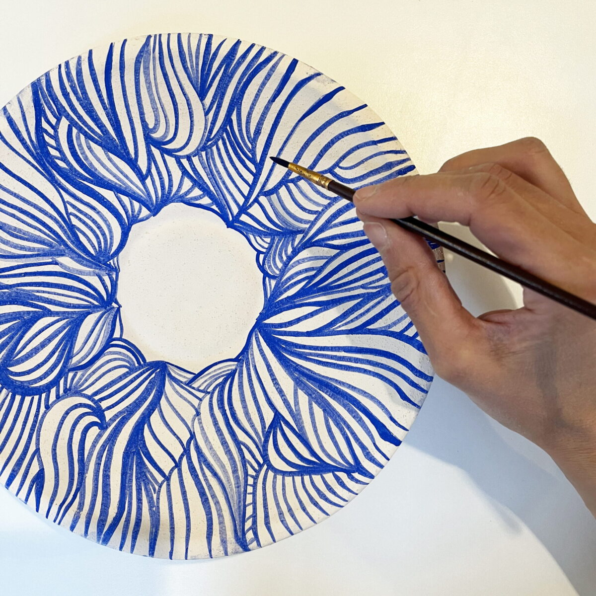 Painting on ceramic plates workshop, January 16, Thursday, 18:00 - 20:30, with Kesem Yahav - Image 3