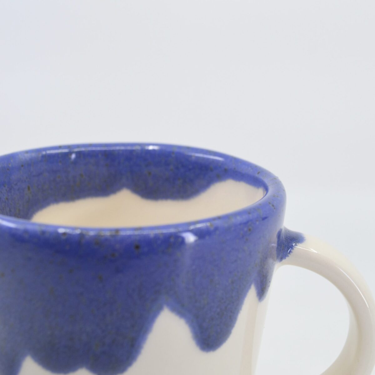 Drippy blue glaze cup - Image 3