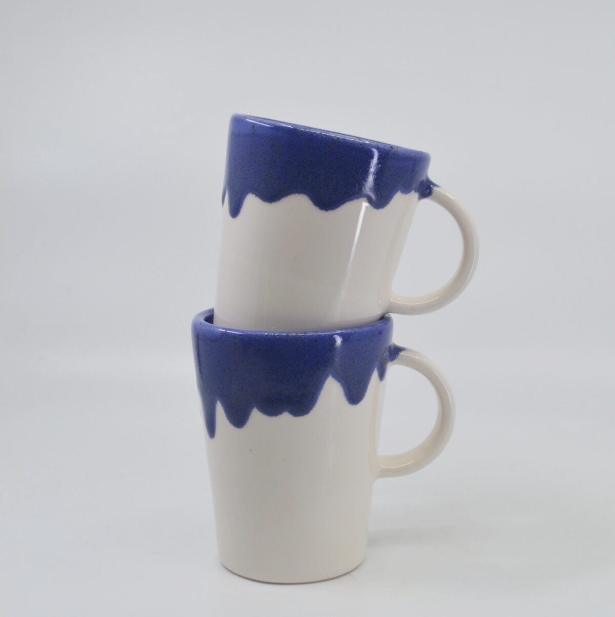 Drippy blue glaze cup - Image 2