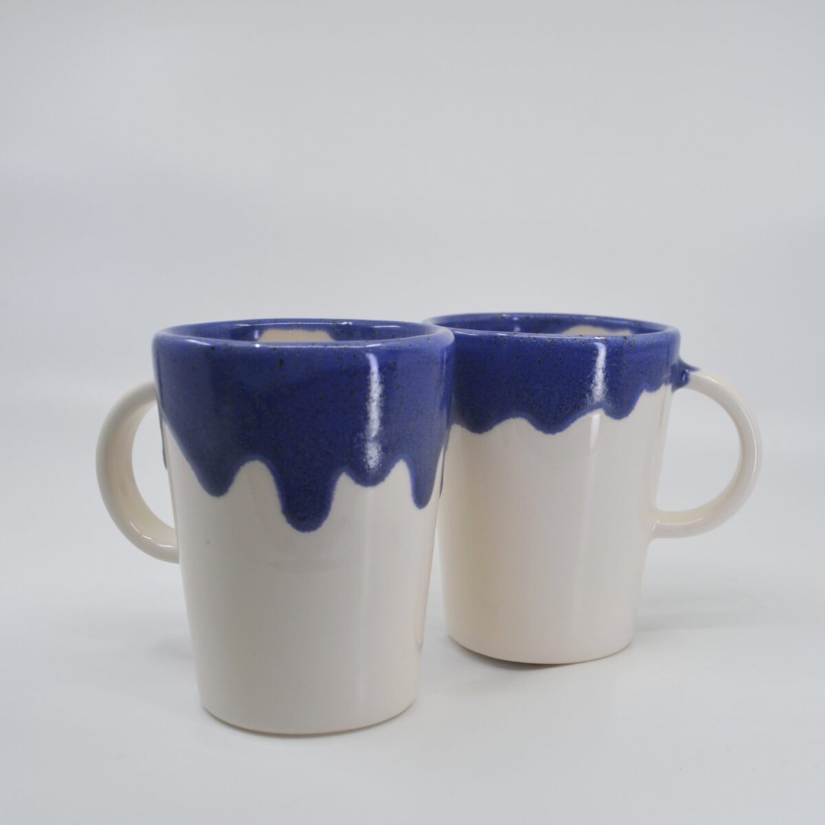 Drippy blue glaze cup - Image 4