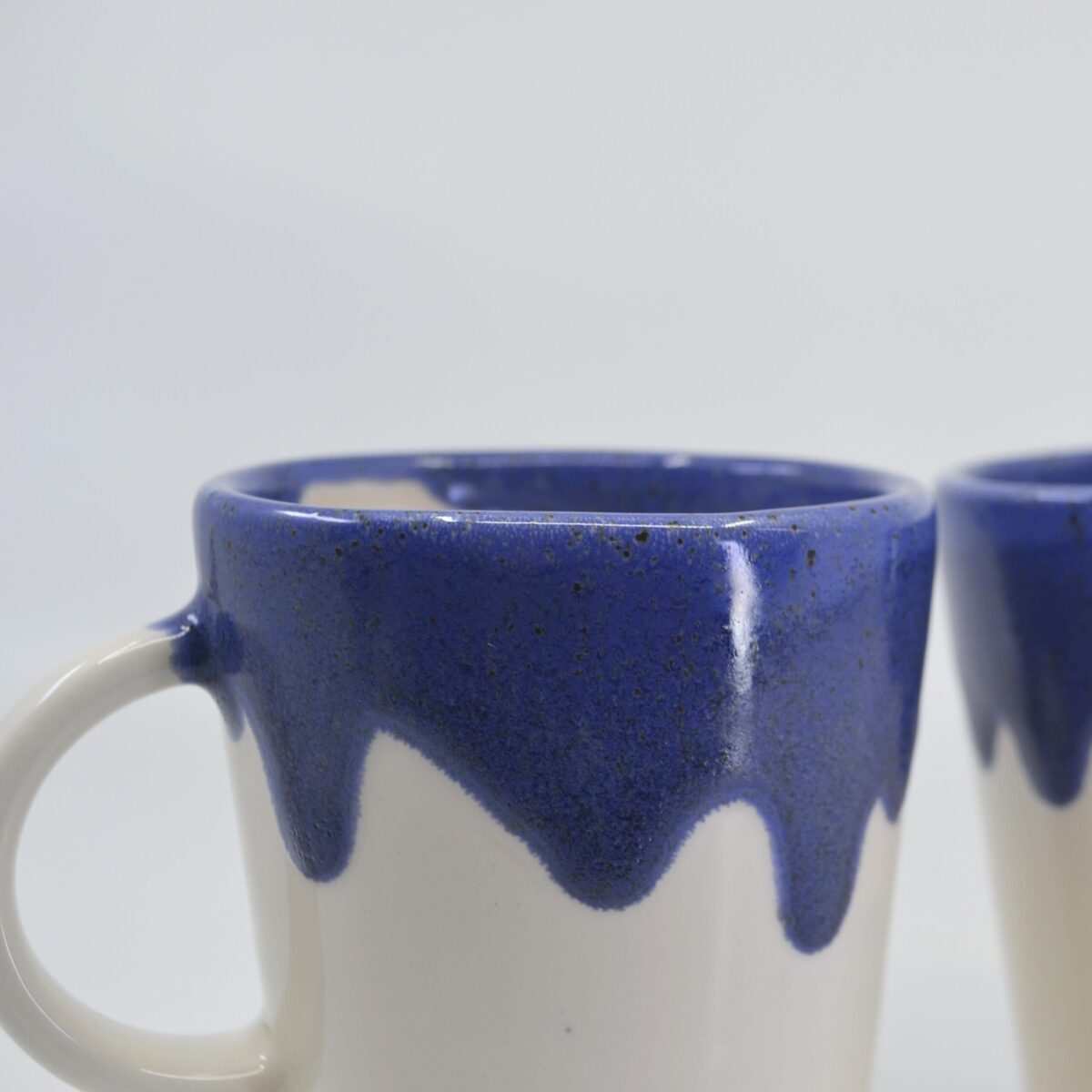 Drippy blue glaze cup - Image 5