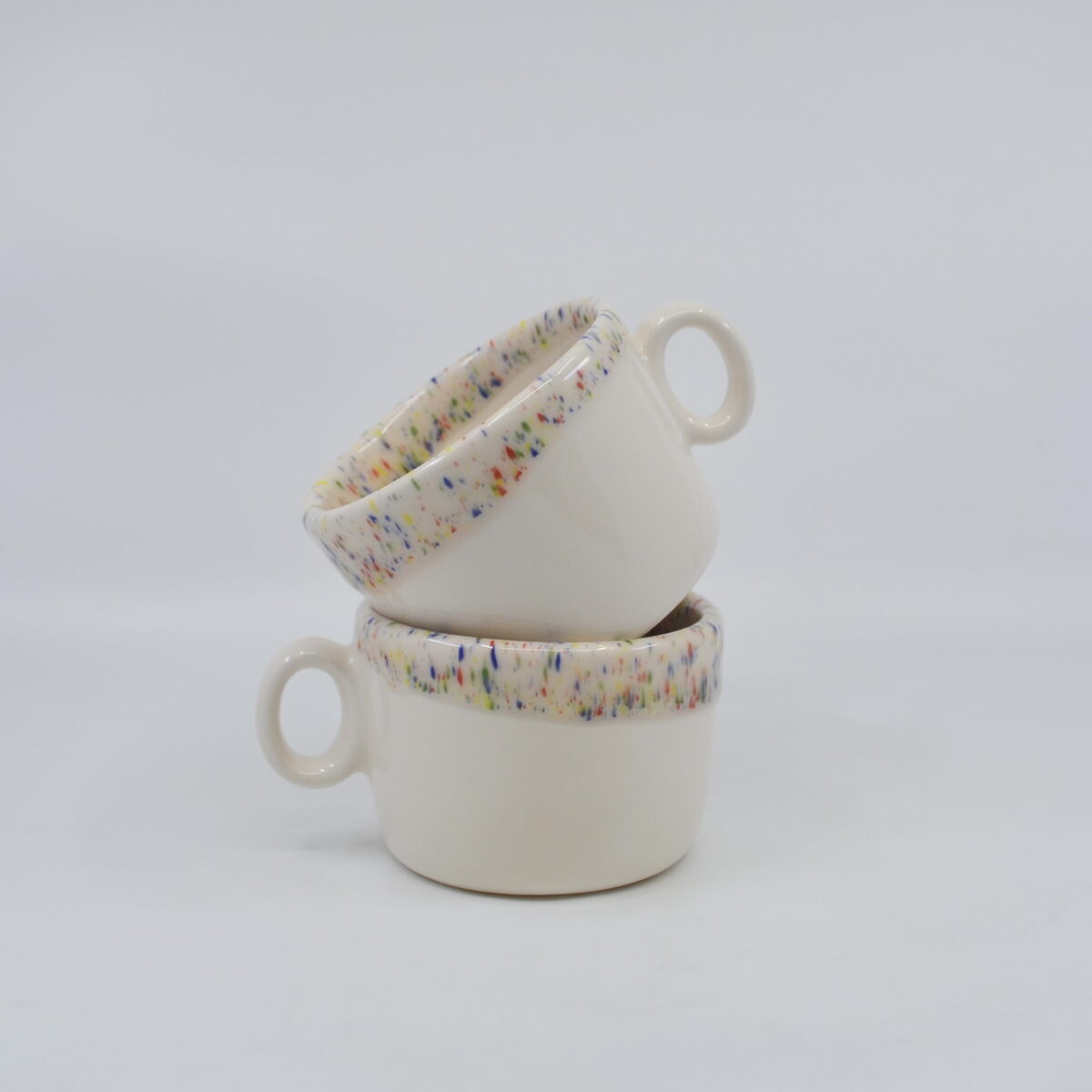 Small speckled glaze cup