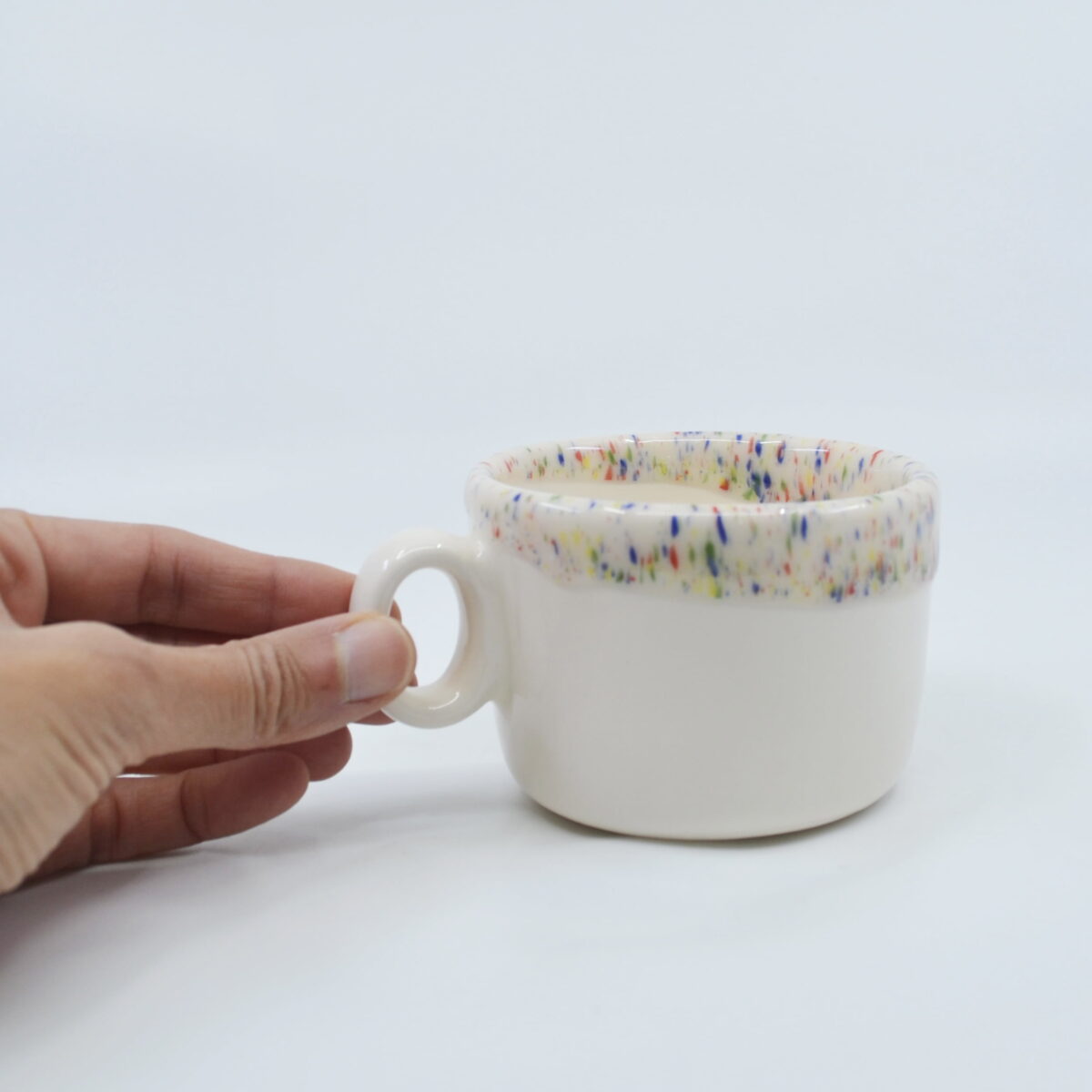 Small speckled glaze cup - Image 3