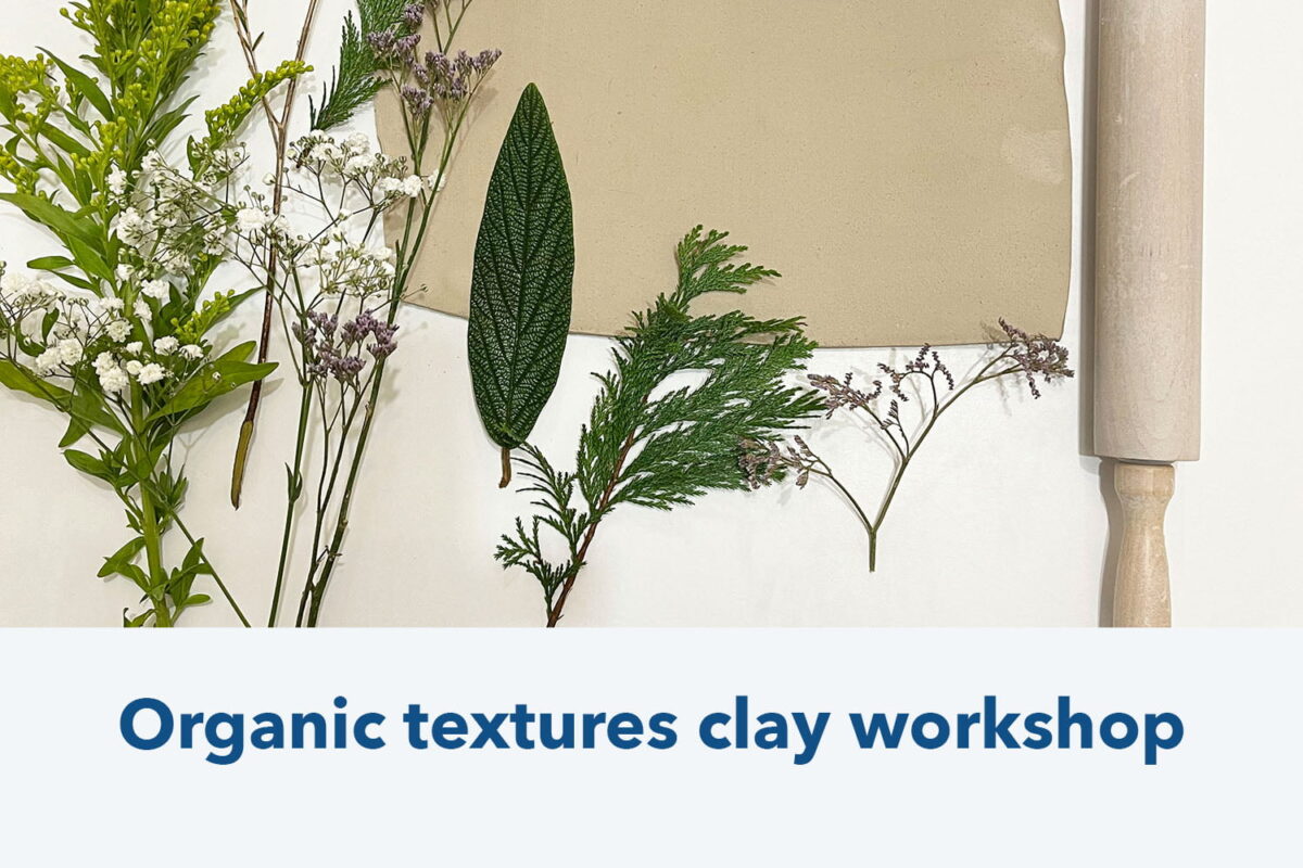 Organic textures - Clay workshop, December 3,  Tuesday, 18:00 - 20:30, with Kesem Yahav