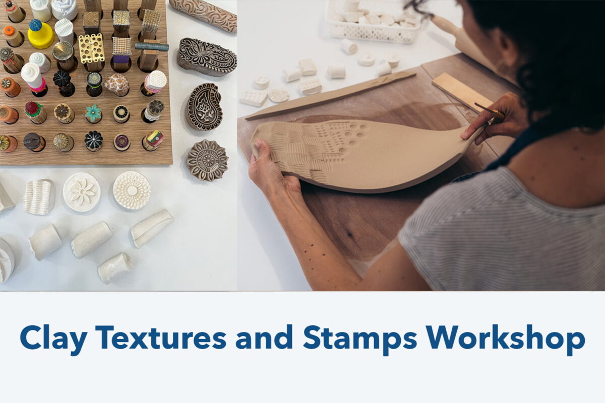 Clay Textures and Stamps Workshop, September 12,  Thursday, 18:00 - 20:30 with Kesem Yahav & Equals