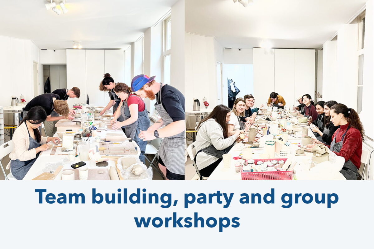 Team Building, Party, and Group Clay workshops