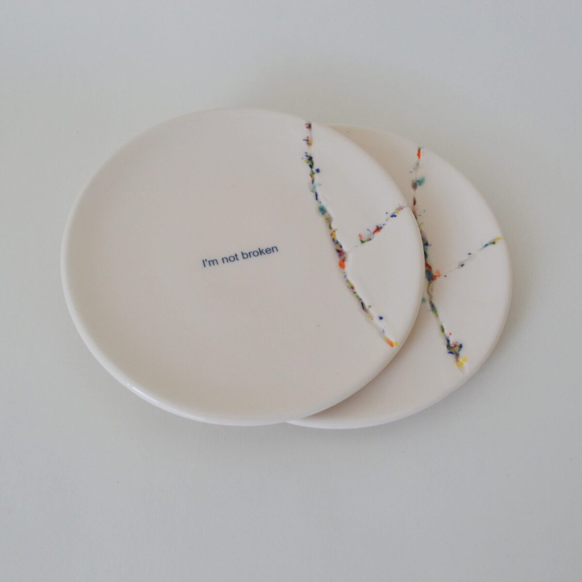 "I'm not broken" plate - Image 6