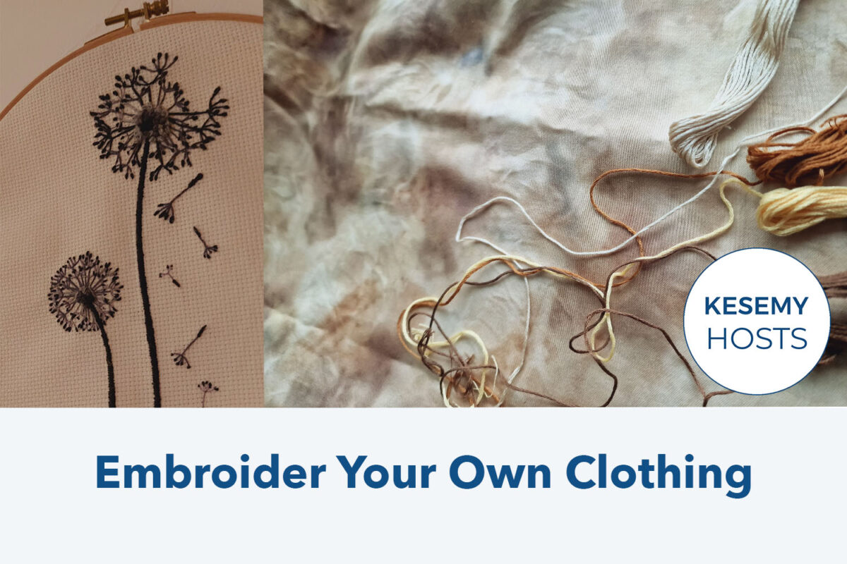 Kesemy Hosts: Embroidery Workshop with Yara Kanaan, April 10, Thursday, 19:00 – 22:00